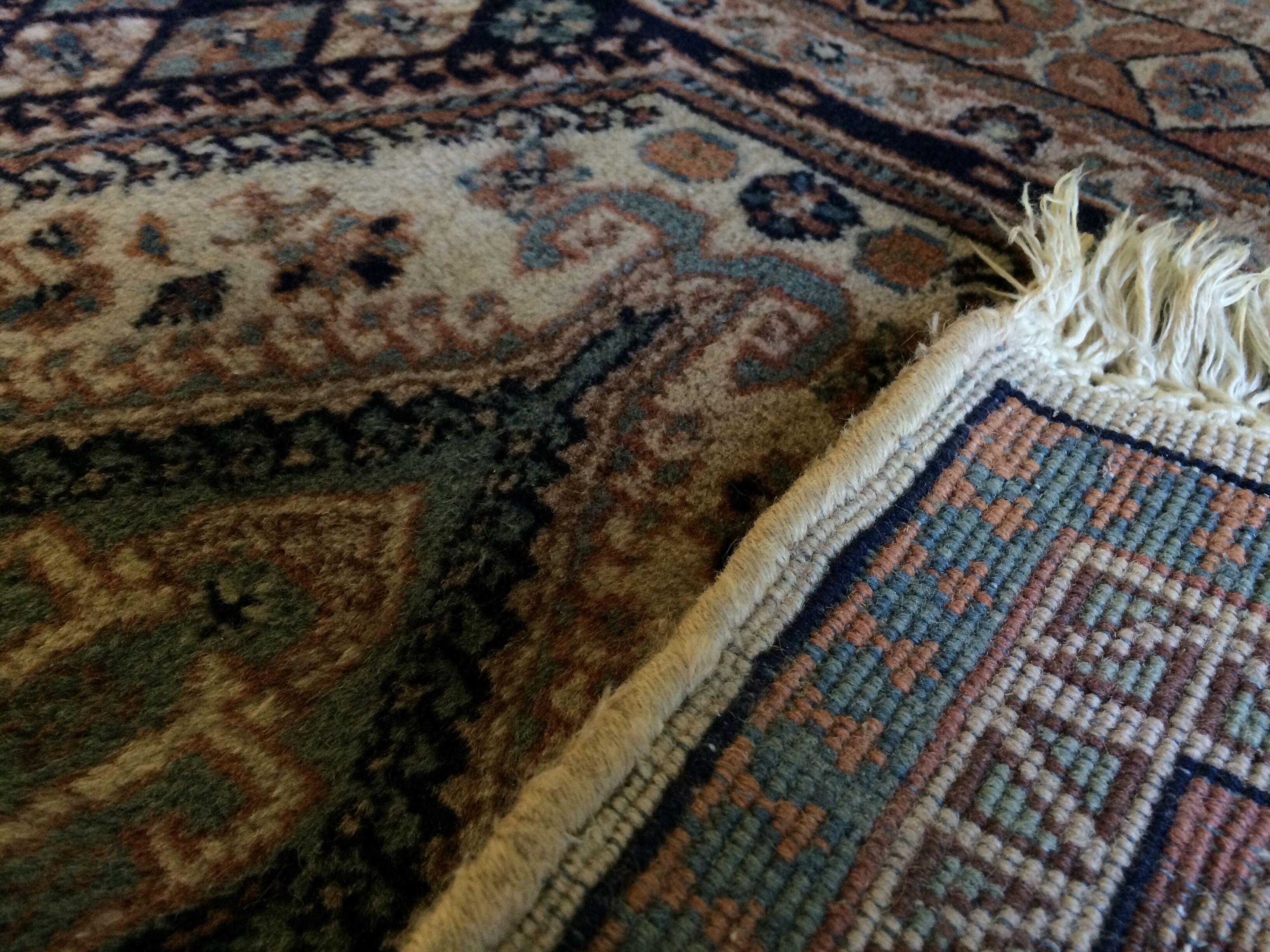 Vintage Hand knotted Rug 100% wool