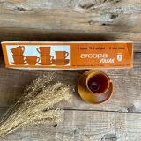 6 vintage "volcan" cups