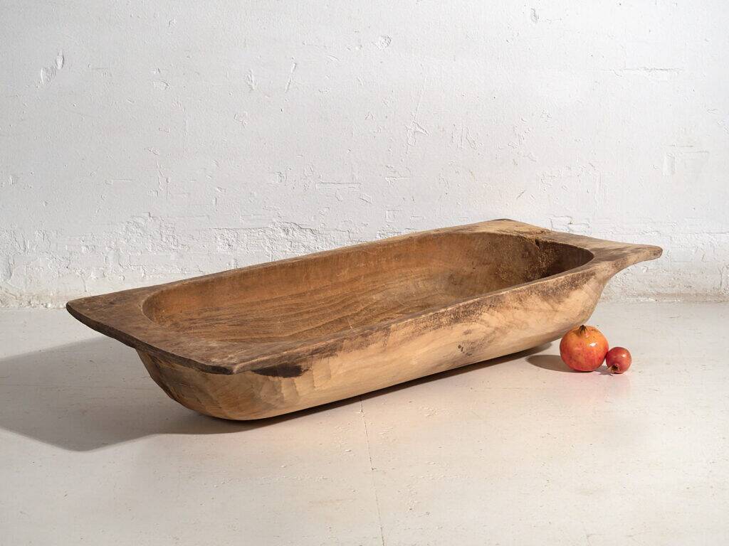 Antique solid wood trough (c.1900) #17
