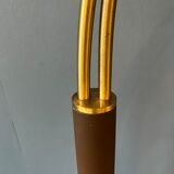 Vintage Dijkstra double arc mushroom floor lamp