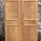 Parisian art deco wardrobe solid raw wood wardrobe