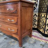 Commode Art Nouveau en merisier
