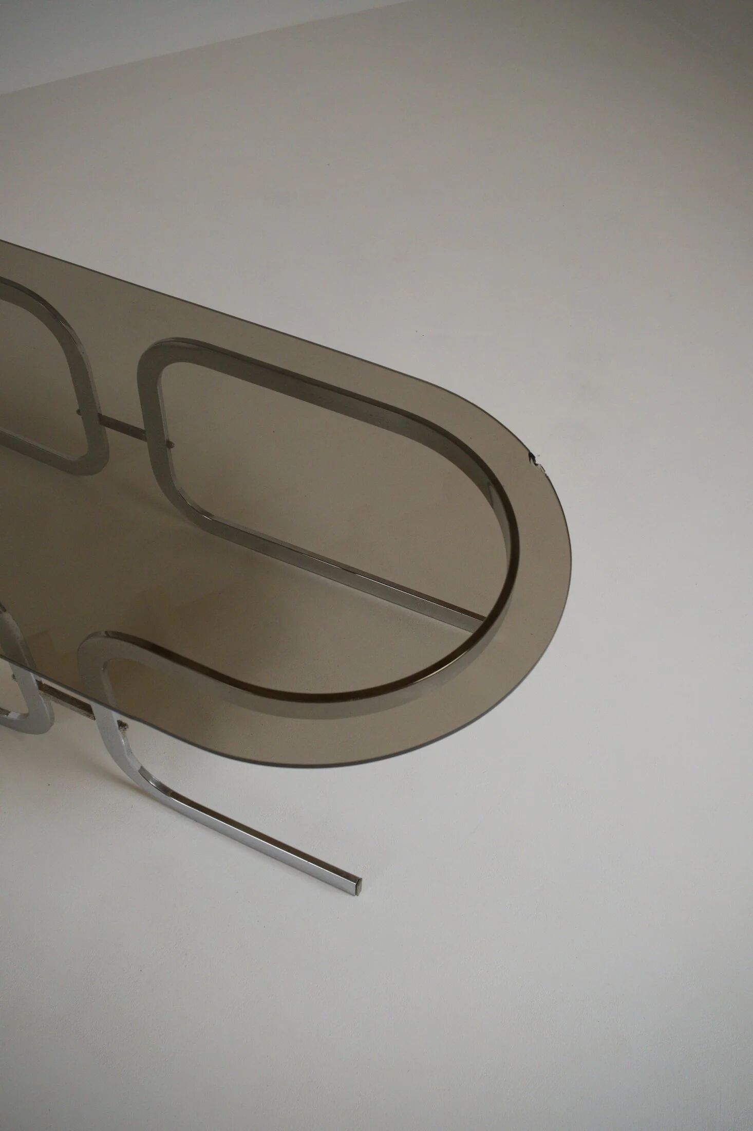 Table basse d'inspiration space age, années 1970