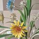 Flower chandelier in sheet metal Italy 1970s