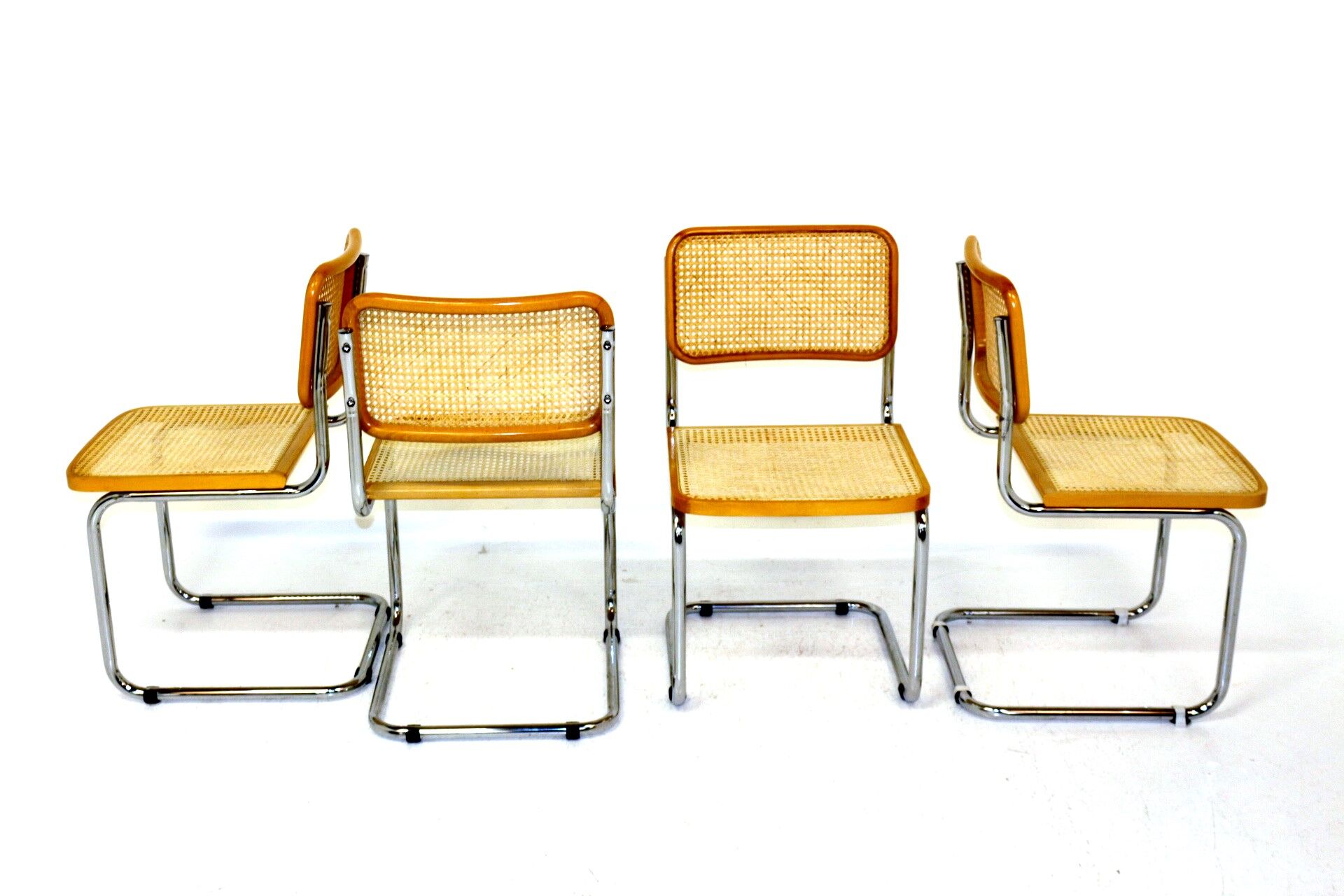 Set de 6 chaises "S32", Marcel Breuer, Italie 1970