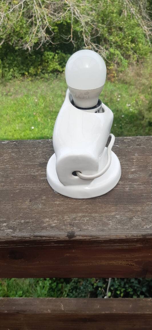 ARO ceramic lamp, Germany, 80s