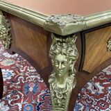 Regency style desk and armchair from the Napoleon III period - late 19th century