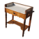 Vintage console hairdresser in walnut, Art Deco Louis Philippe style.