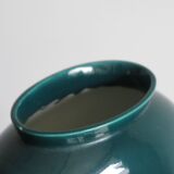 Guido Andloviz Italian big green ceramic vase, 19450s