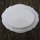Antique Large Oval Earthenware Dish with Floral Decor