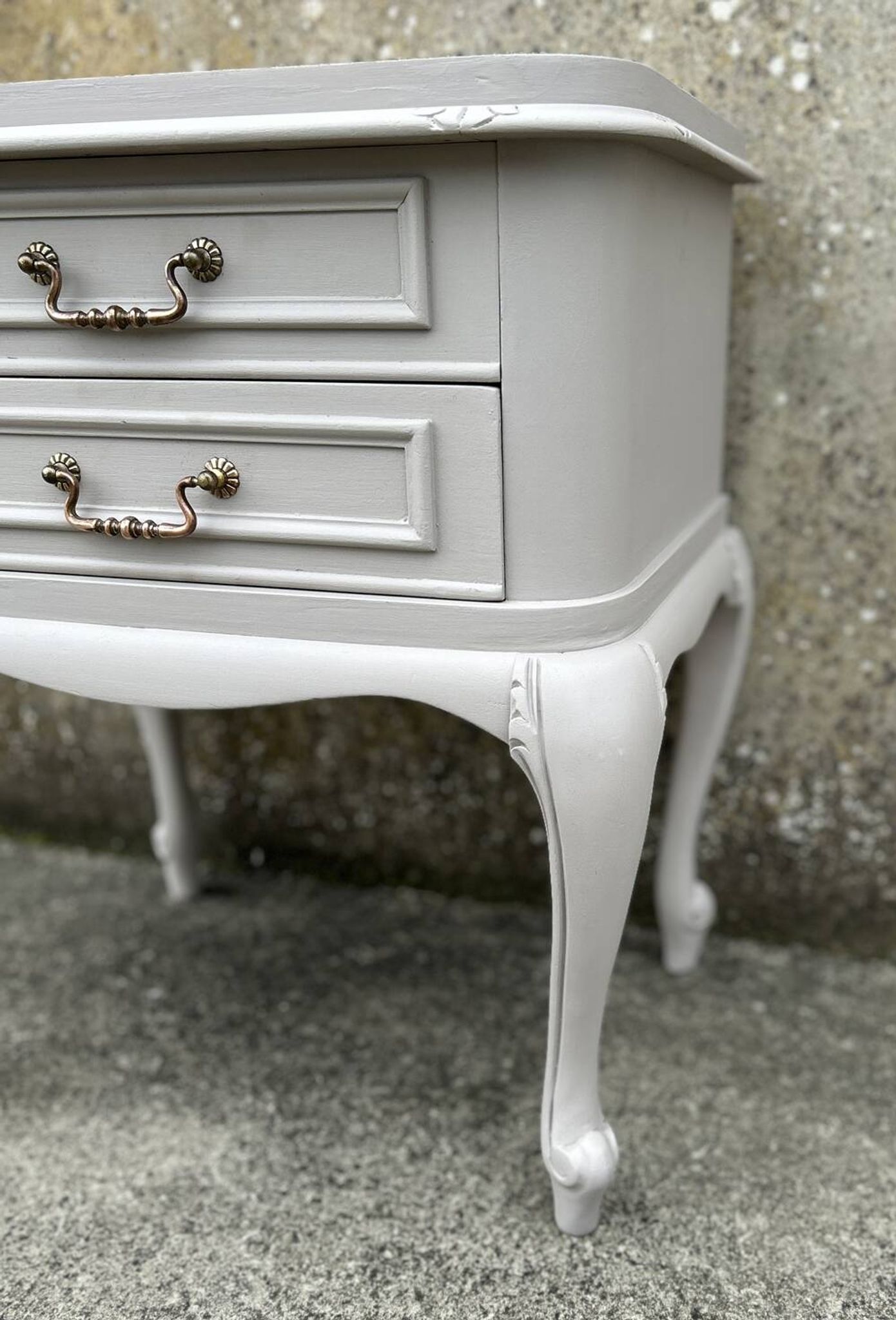 Pair of bedside tables, Louis XV style, vintage, 1960s