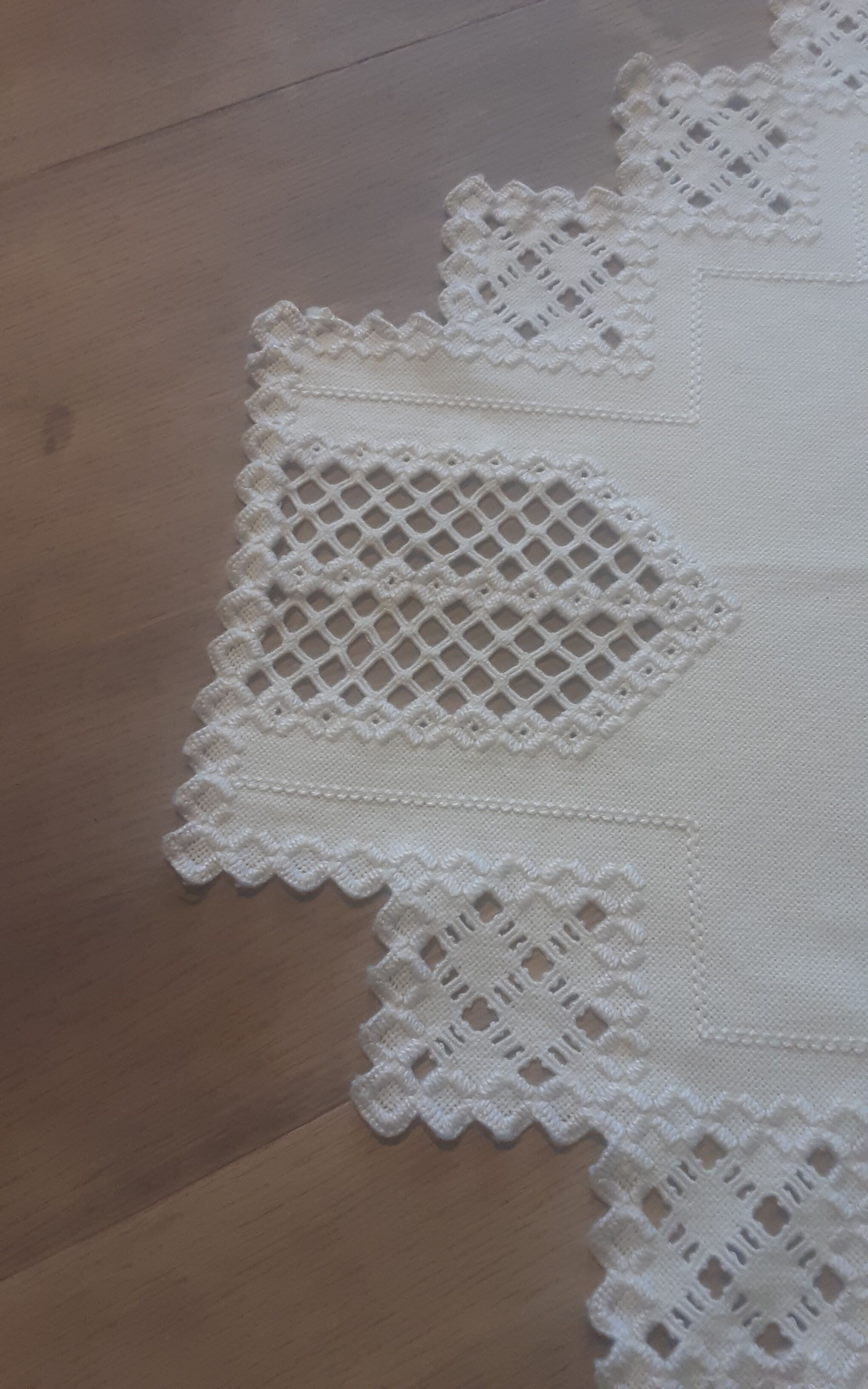 Thick old cotton placemat