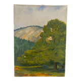 Signed rural landscape, dated 1935