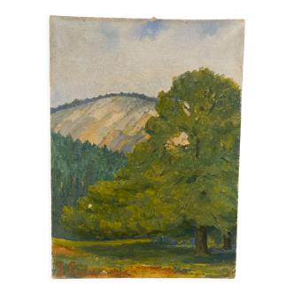 Signed rural landscape, dated 1935