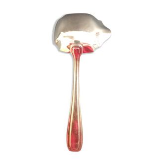Silver metal serving spoon ercuis