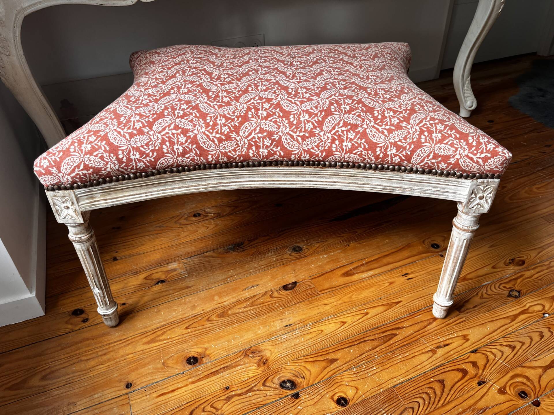 Tabouret pouf repose-pieds