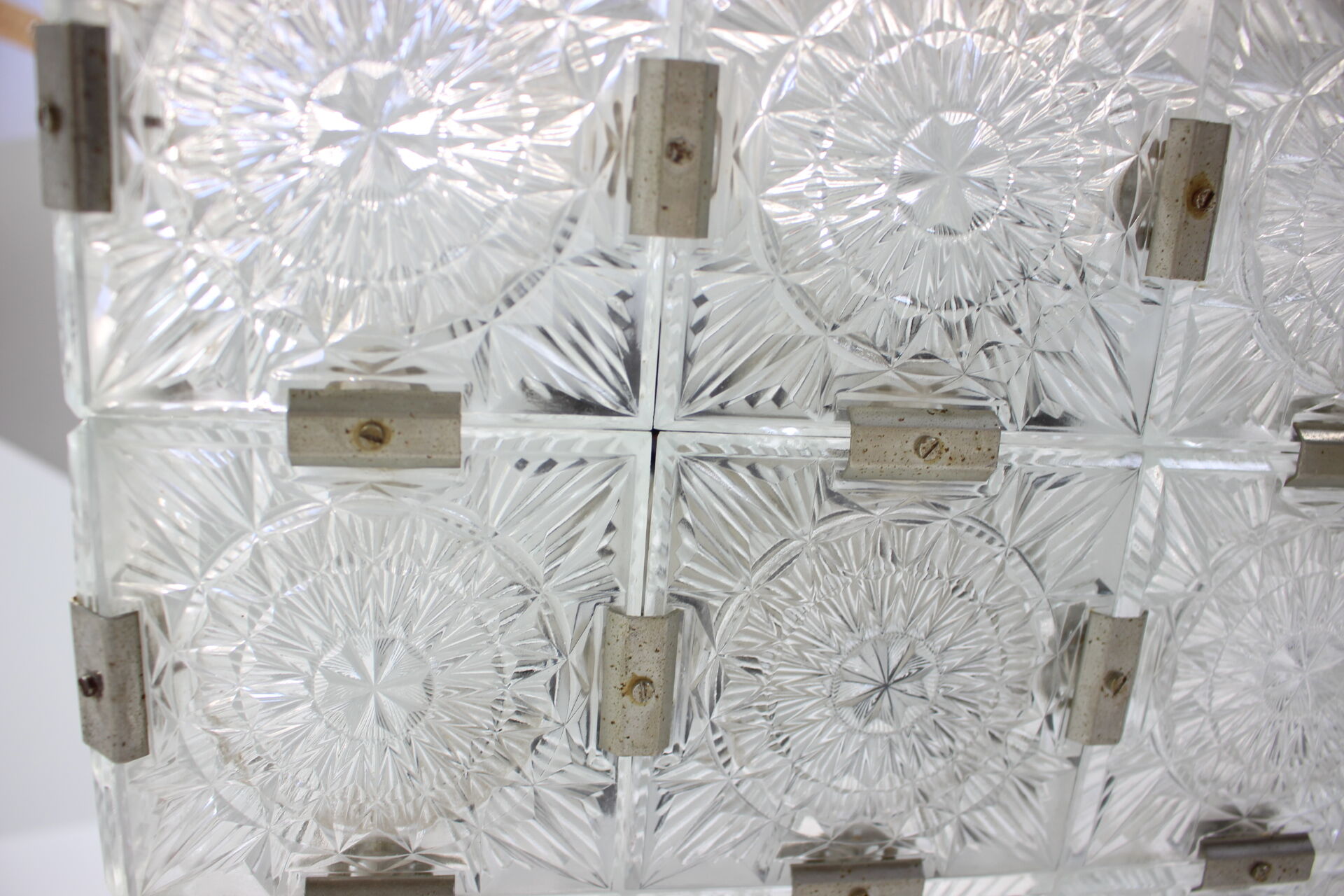 Mid-century chandelier Kamenický Šenov, Preciosa, 1970's.