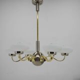 Large Art Deco Chandelier, 1930s, Restored
