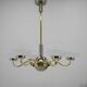 Large Art Deco Chandelier, 1930s, Restored