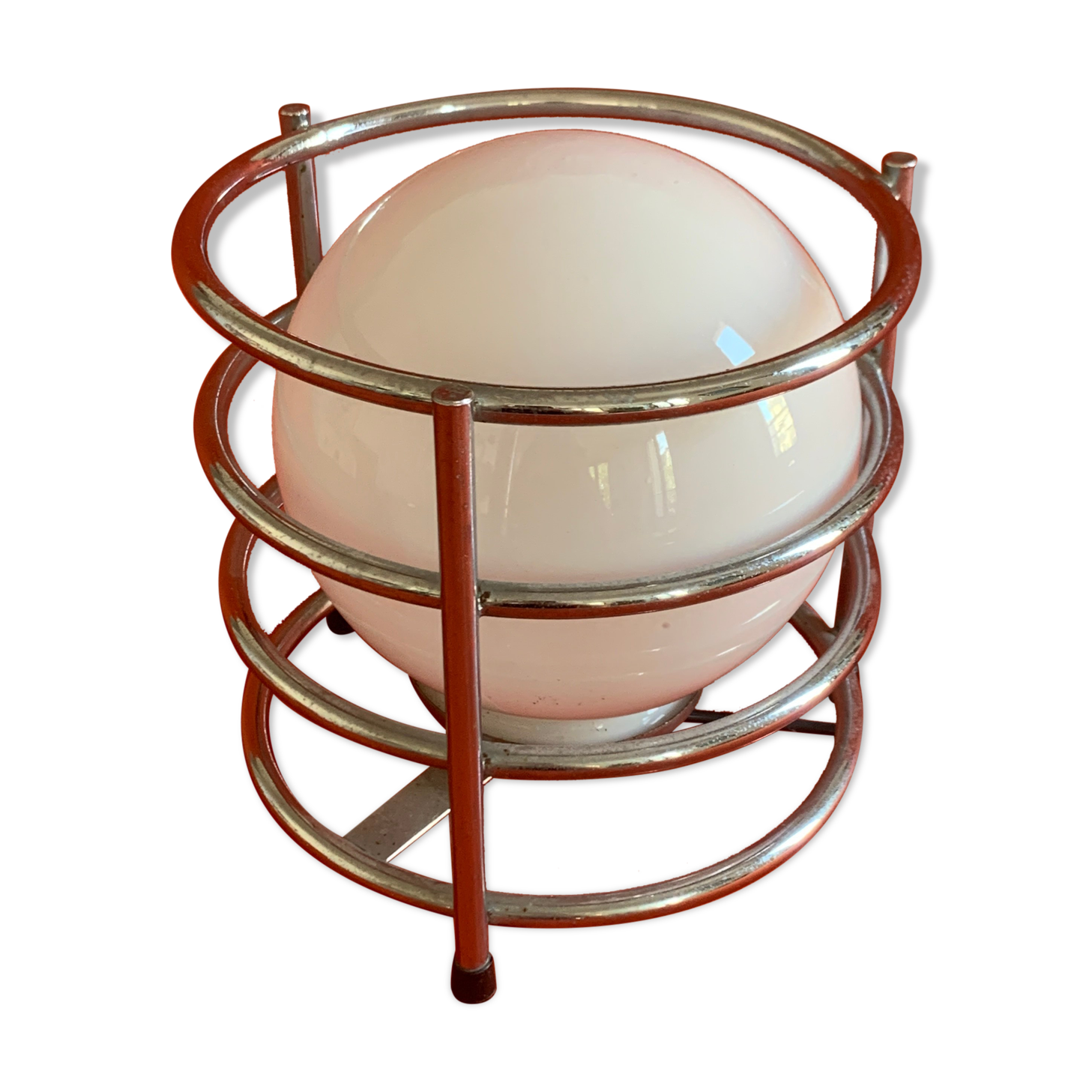 Vintage opaline lamp 70's