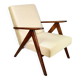 Vintage B-310 VAR armchair in light brown beige velvet - 2 pieces available