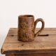 Grand mug en grès pyrité vintage 