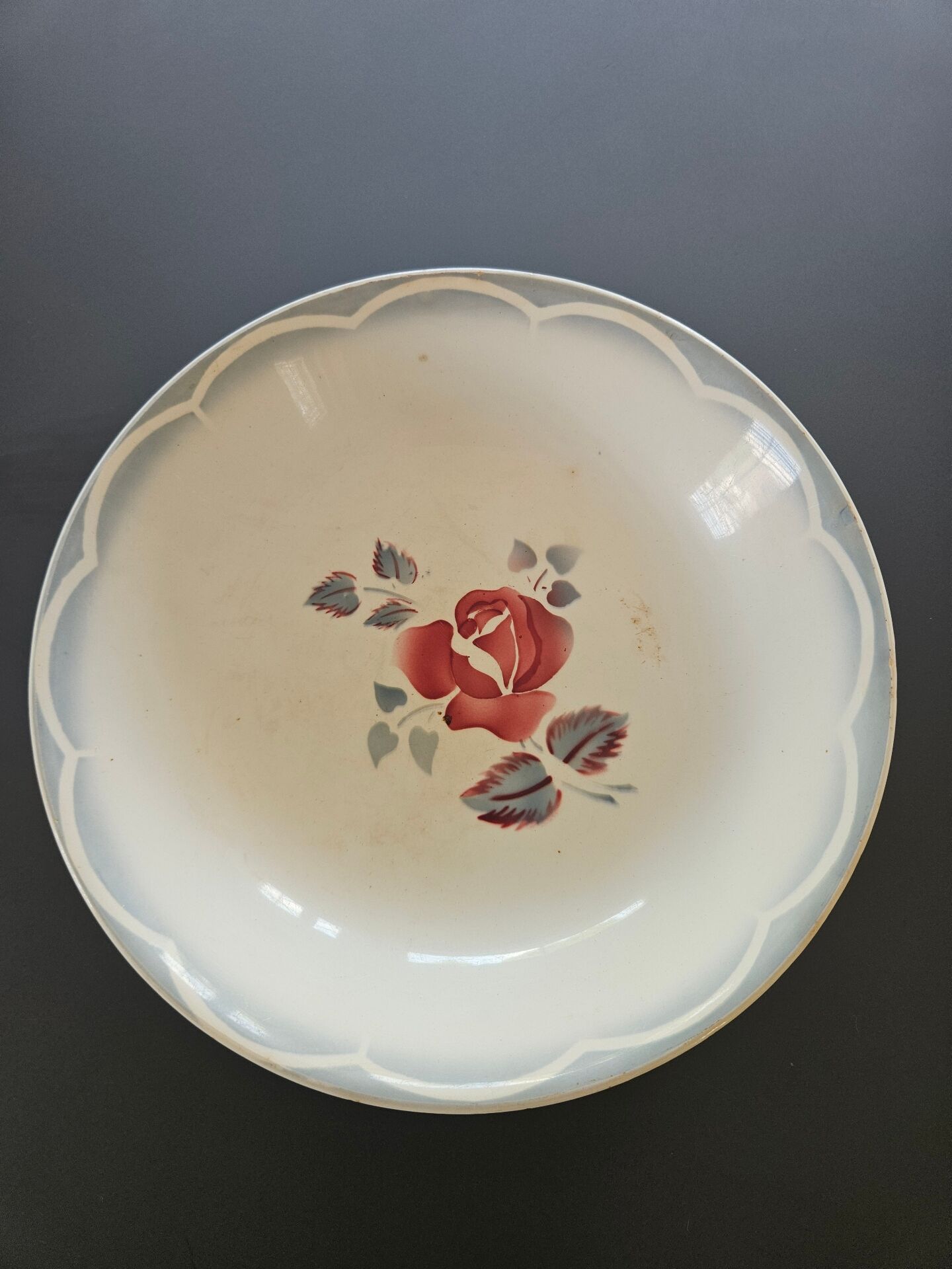 Deep plate Digoin Sarreguemines model Magali