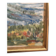 Mid Century Oil On Canvas Landscape By Unknown Artist Vintage & Framed – 33 × 22 Cm