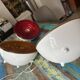 Space age vintage lamps