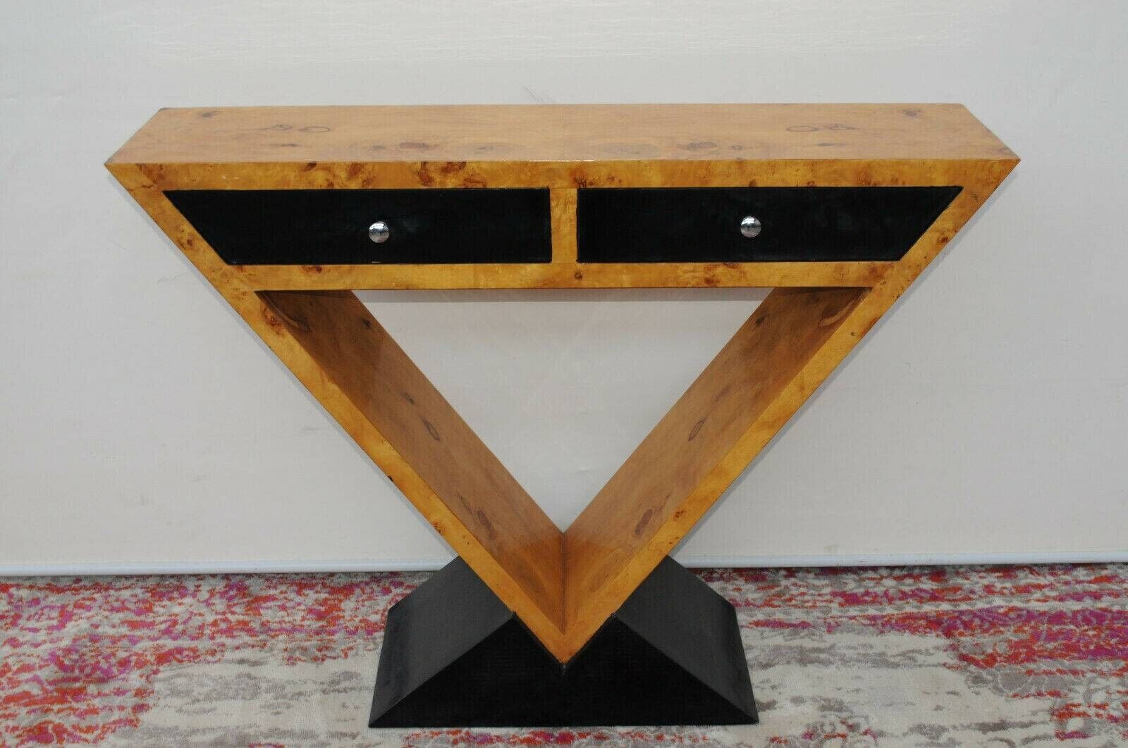 Console Art Déco 2 tiroirs