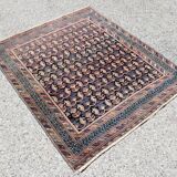 Tapis d'Orient Ancien Iran Afshar : 1,14 X 1,36 Mètres