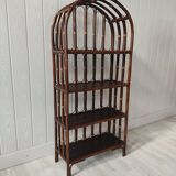 Vintage rattan shelf