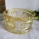 Cut glass bowl centerpiece