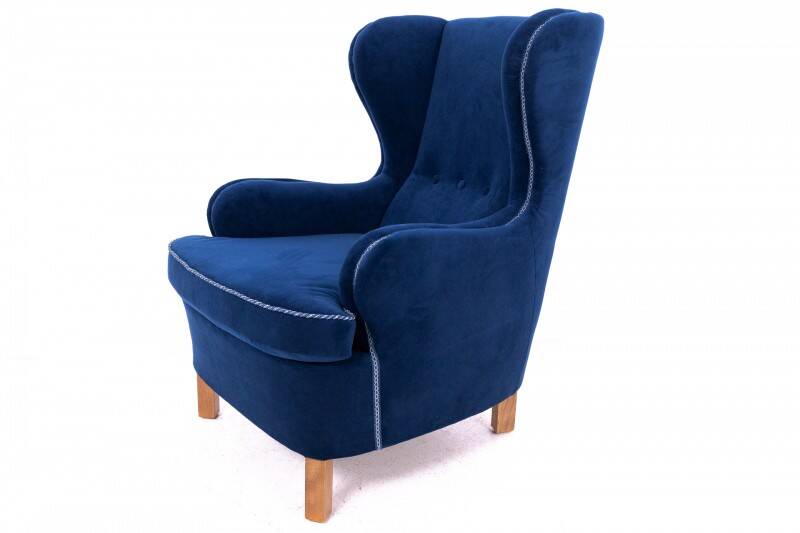 Wingback armchairs, Northern Europe, mid-20th century.