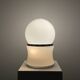 Lampe de table en verre et chrome par Goffredo Reggiani 1960