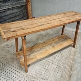 Industrial workbench washbasin table kitchen island 50 x 175 cm