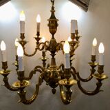 Bronze chandelier 12 lights