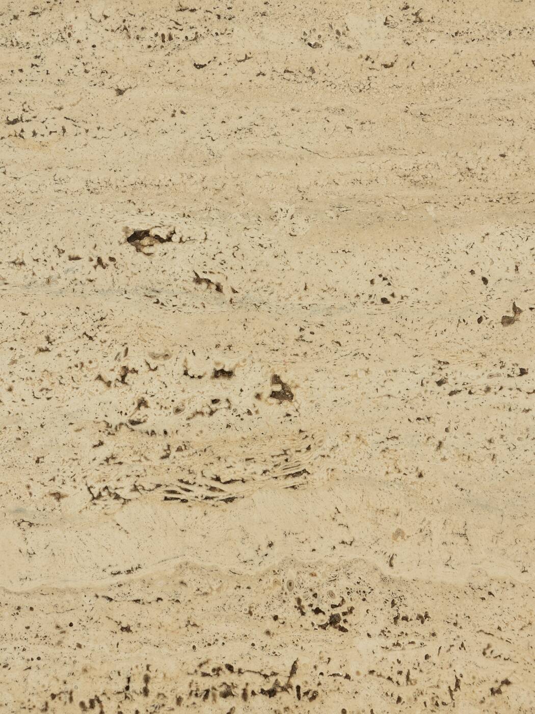 2 tables d'appoint en travertin avec structure en teck, années 1960