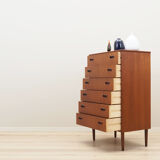 Teak chest of drawers, danish design, 60s, made in denmark