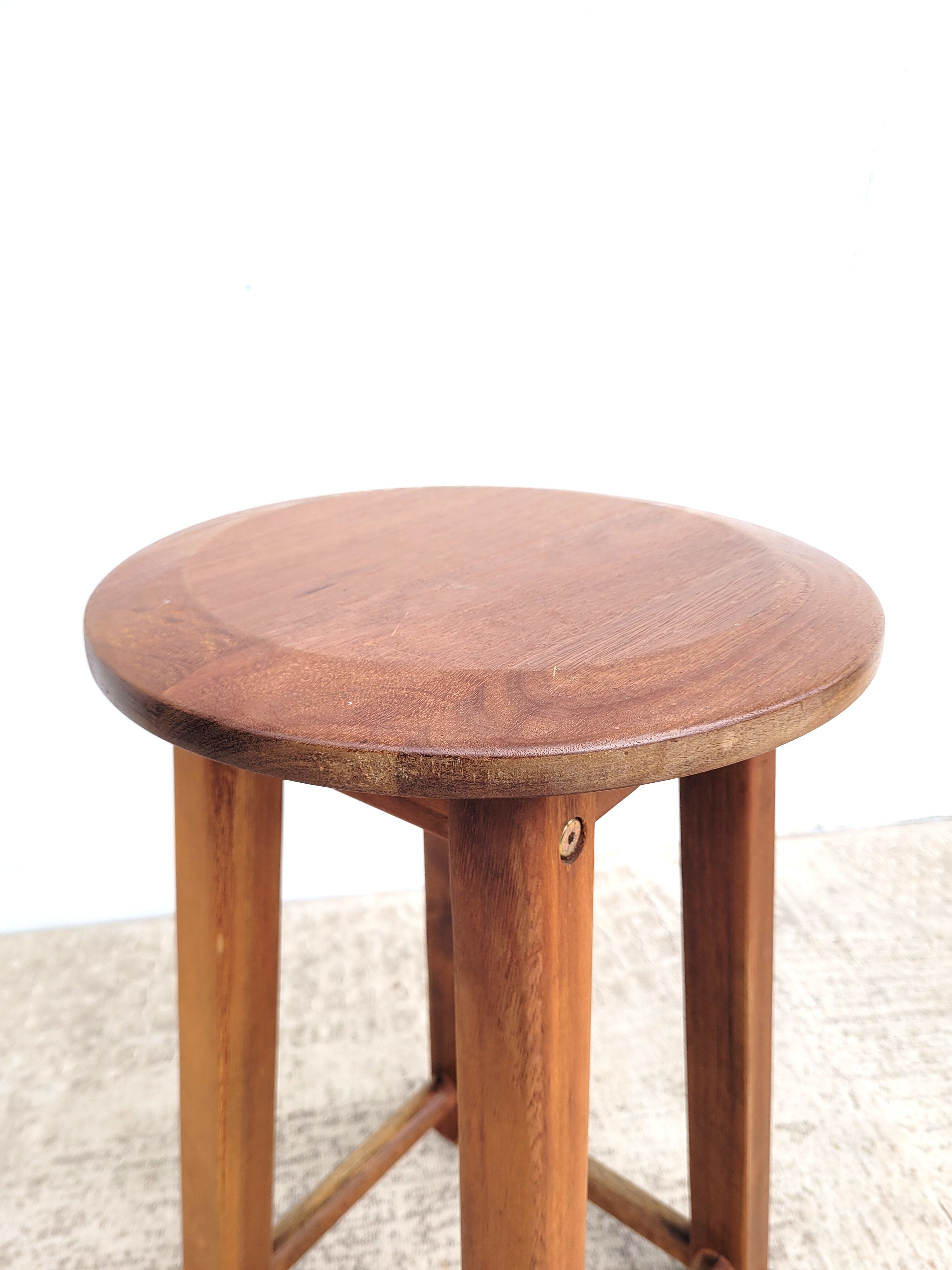 Low wooden stool FSC