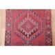 Tapis vintage turc Oushak fait à la main en laine et coton rose, années 1970