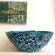 Eruptive ceramic dish from the 60s
