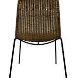 Vintage Rattan Chair Office Chair Gian Franco Legler 1950’S