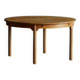Børge Mogensen, "Øresund" dining table in oak and brass, Mid-century modern, 1950s