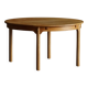 Børge Mogensen, "Øresund" dining table in oak and brass, Mid-century modern, 1950s