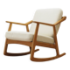 Oak rocking chair, Danish design, 1960s, designer: H. Brockmann Petersen, p
