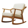 Oak rocking chair, Danish design, 1960s, designer: H. Brockmann Petersen, p