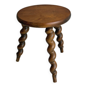 Tabouret tripode ancien
