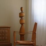 Kaare Klint, a pair of Safari chairs in ash and leather, Rud. Rasmussen, 1960s.