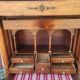 Empire secretary with detached columns in walnut from the 19th century